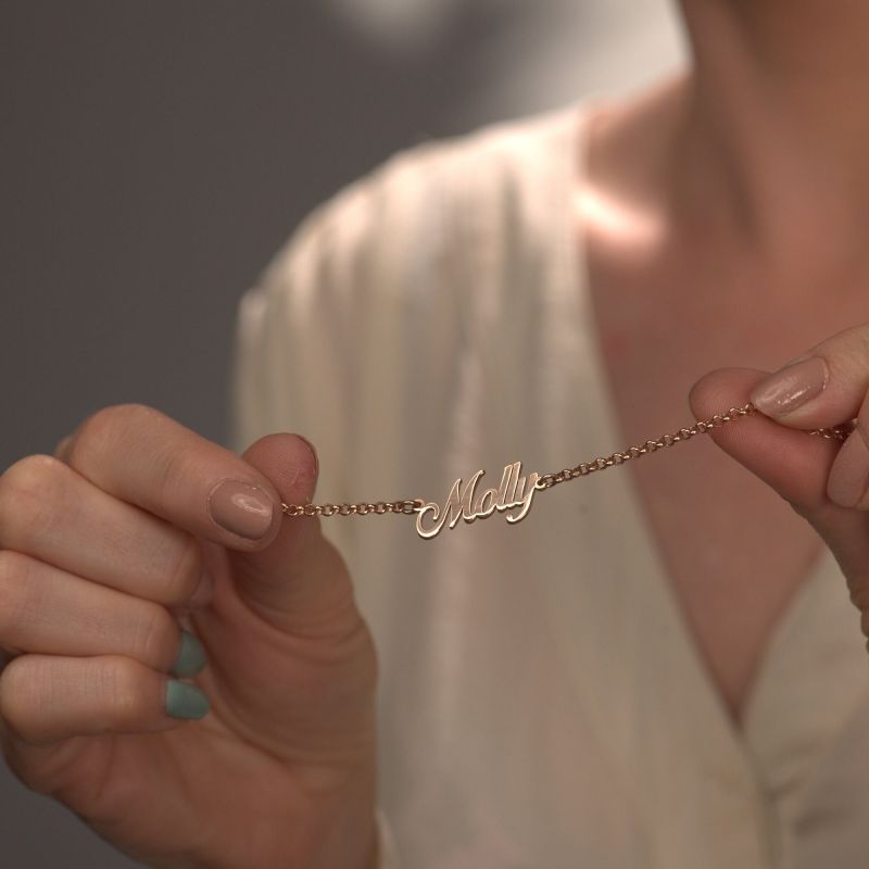 Pulseira com nome personalizada - Em aço inoxidável - Promoção especial!