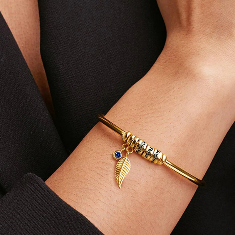 Pulseira Amor de mãe Personalizável com nomes - Grave o nome da sua família - 50% OFF + Frete Grátis Somente Hoje!