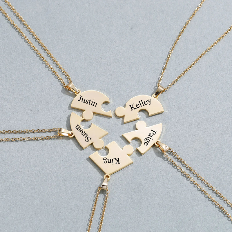 Colar Minhas Metades | Personalizável - Gravação a Laser - Oferta Especial de Natal!!
