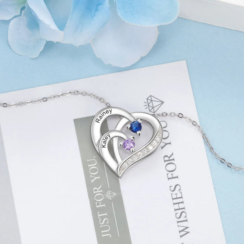 Colar Meu Amor é Eterno Personalizável - Em prata s925 - Com nomes gravados a Laser