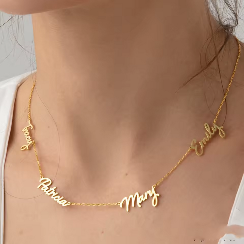 Colar Amor Eterno Personalizado com nomes - Grave o nome da sua família