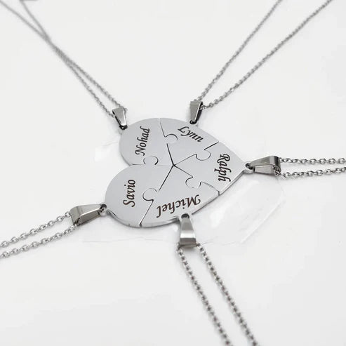 Colar Minhas Metades | Personalizável - Gravação a Laser - Oferta Especial de Natal!!