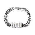 Pulseira Masculina Personalizada com nomes - Oferta Especial dia dos pais