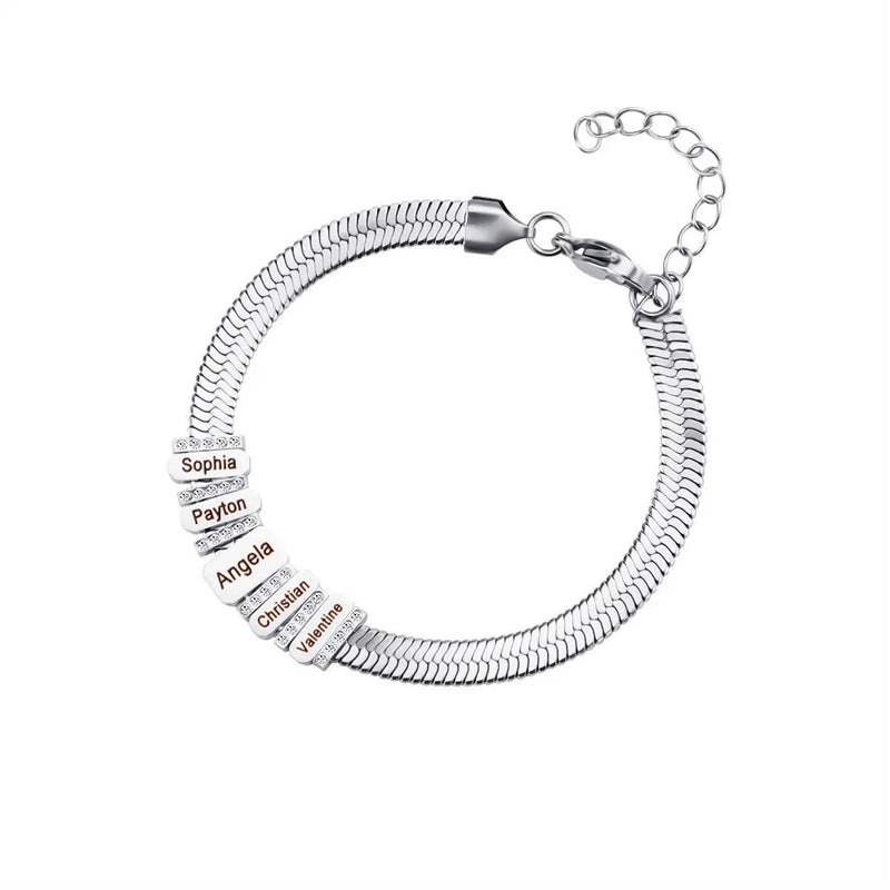Pulseira Amor de família Personalizada - 50% OFF + Frete Grátis, só Hoje!