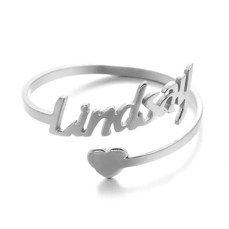Anel Amor em Cada Letra – Personalize com um Nome Especial