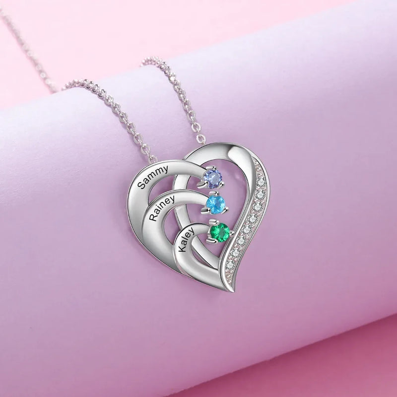 Colar Meu Amor é Eterno Personalizável - Em prata s925 - Com nomes gravados a Laser