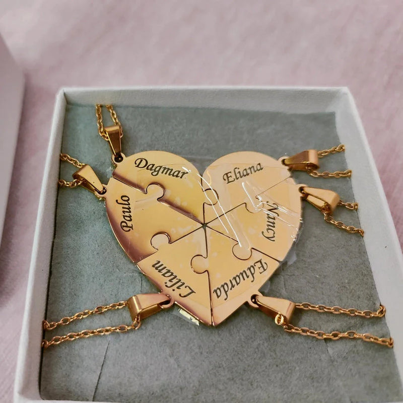 Colar Minhas Metades | Personalizável - Gravação a Laser - Oferta Especial de Natal!!