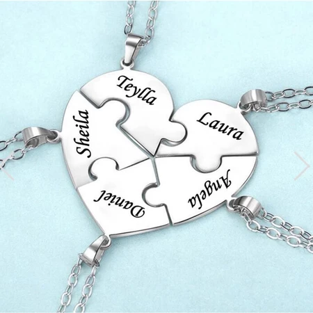 Colar Minhas Metades Personalizável -  Oferta Especial 50% OFF + Frete Grátis!