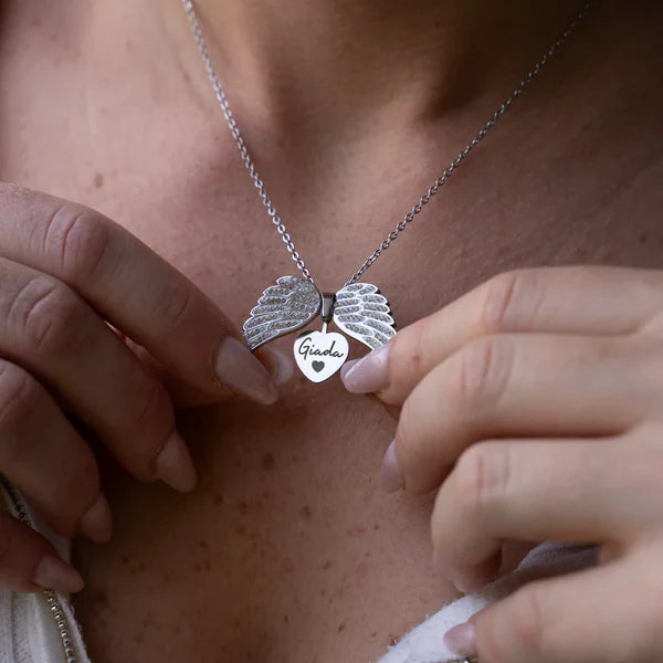 Colar Anjo da guarda Personalizado com nome