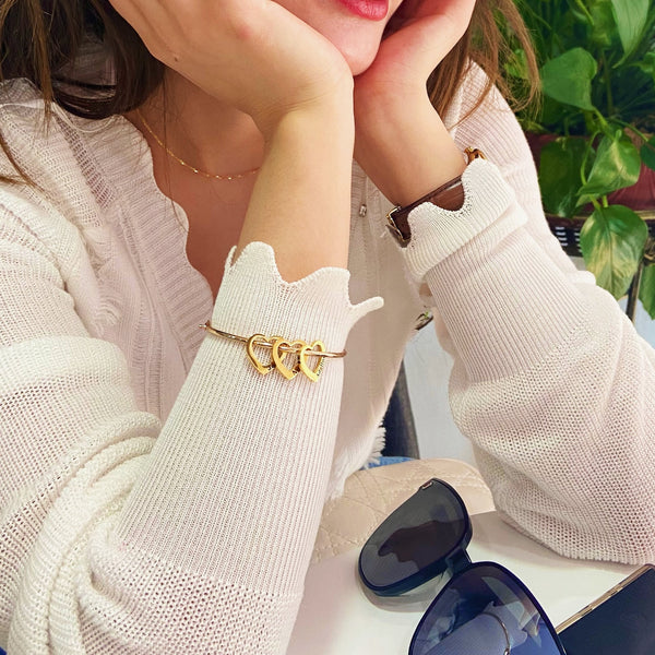 Pulseira Coração de Mãe Personalizável com nomes | Oferta Especial 50% OFF + Frete Grátis Somente Hoje!