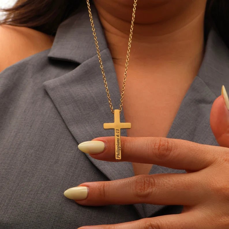 Colar versículo Bíblico personalizado - Grave um versículo