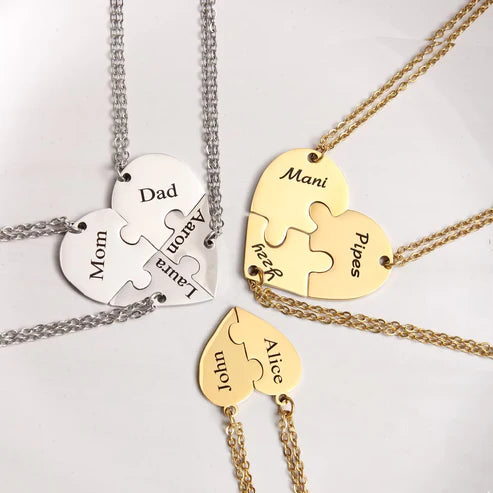 Colar Minhas Metades | Personalizável - Gravação a Laser - Oferta Especial de Natal!!