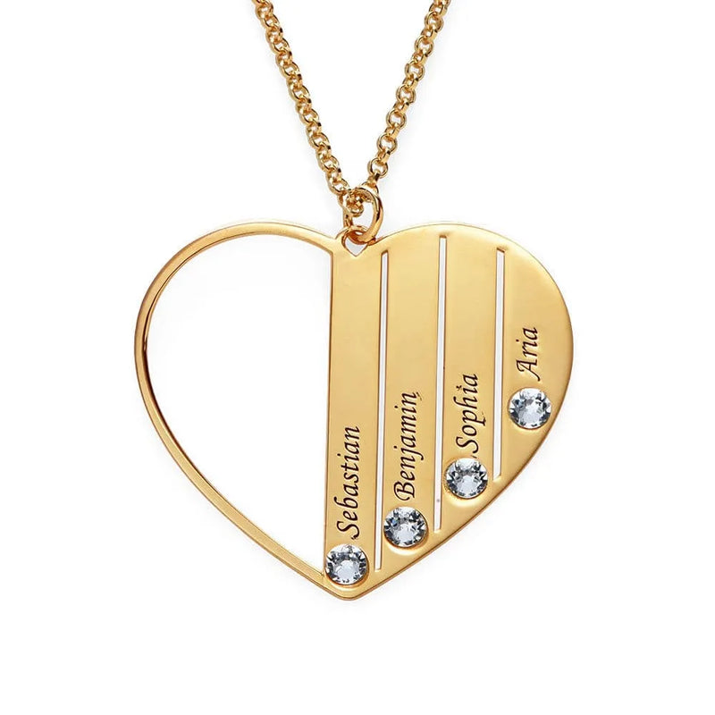 Colar Melhor Mãe do mundo - Em Prata Premium - Com nomes gravados a Laser